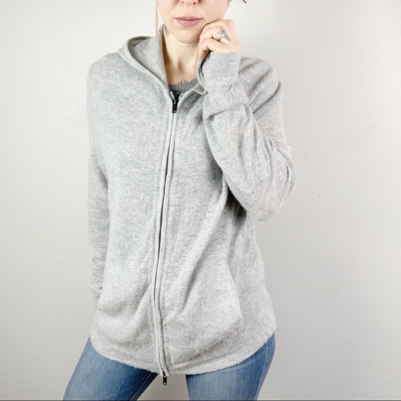 theory cashmere hoodie